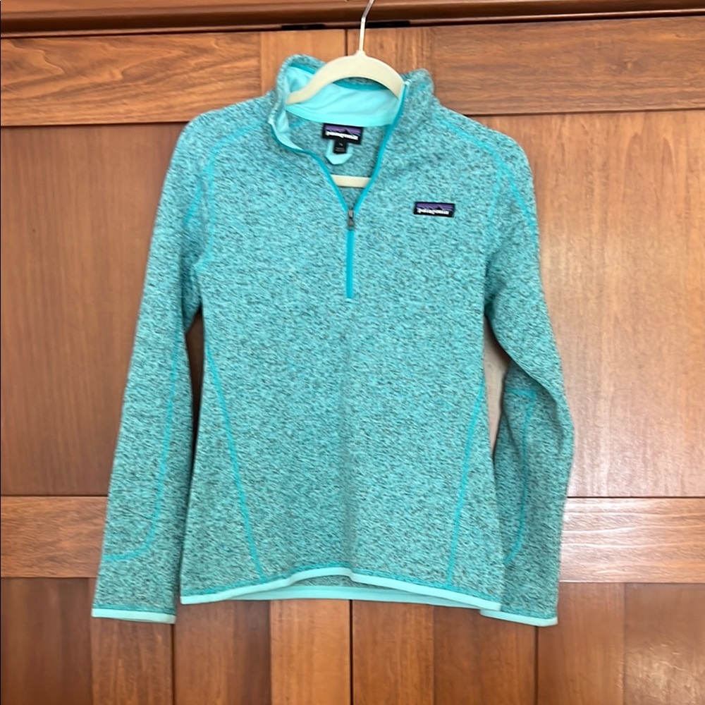 Patagonia Blue Quarter-Zip Pullover